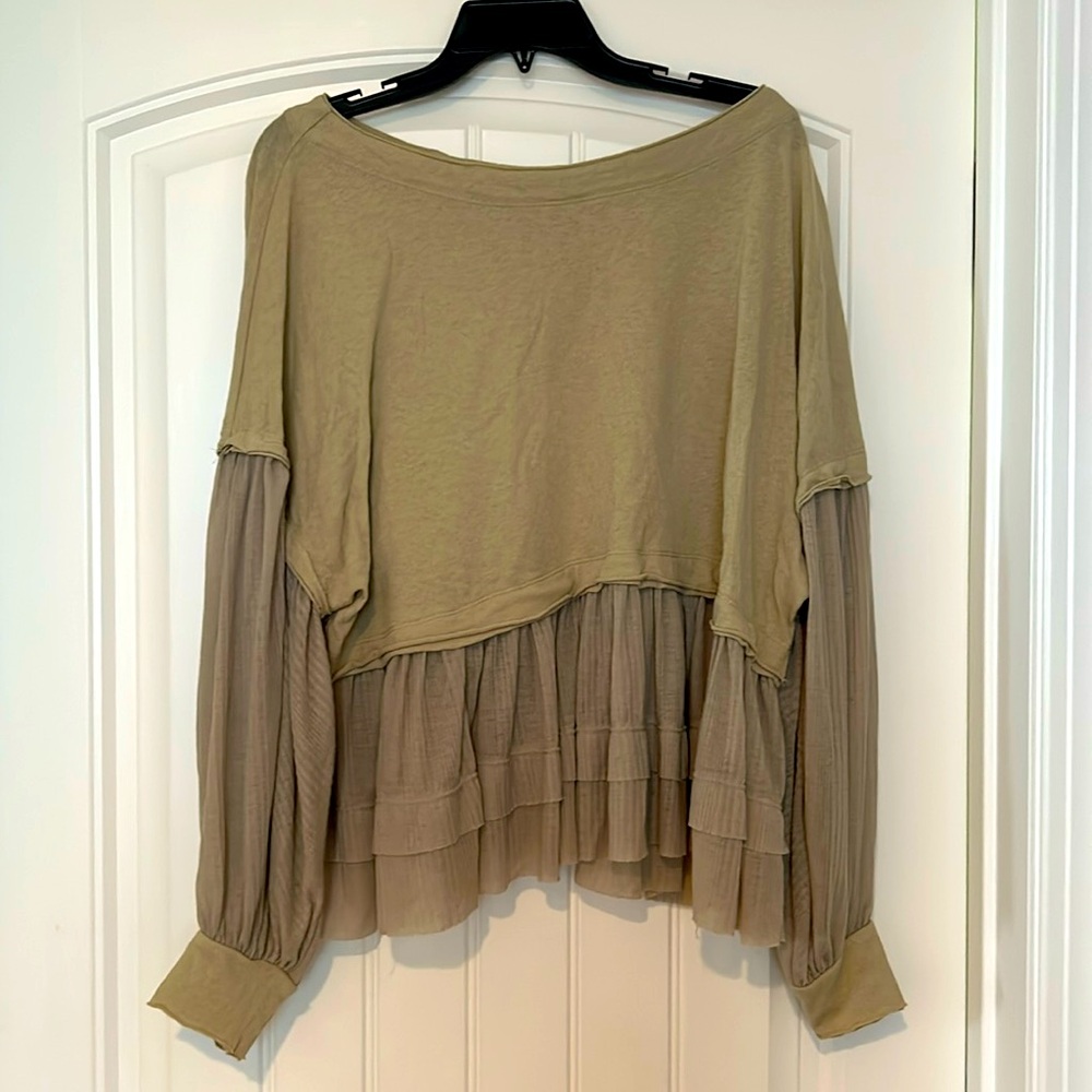 Free people, peasant, shirt, extra small